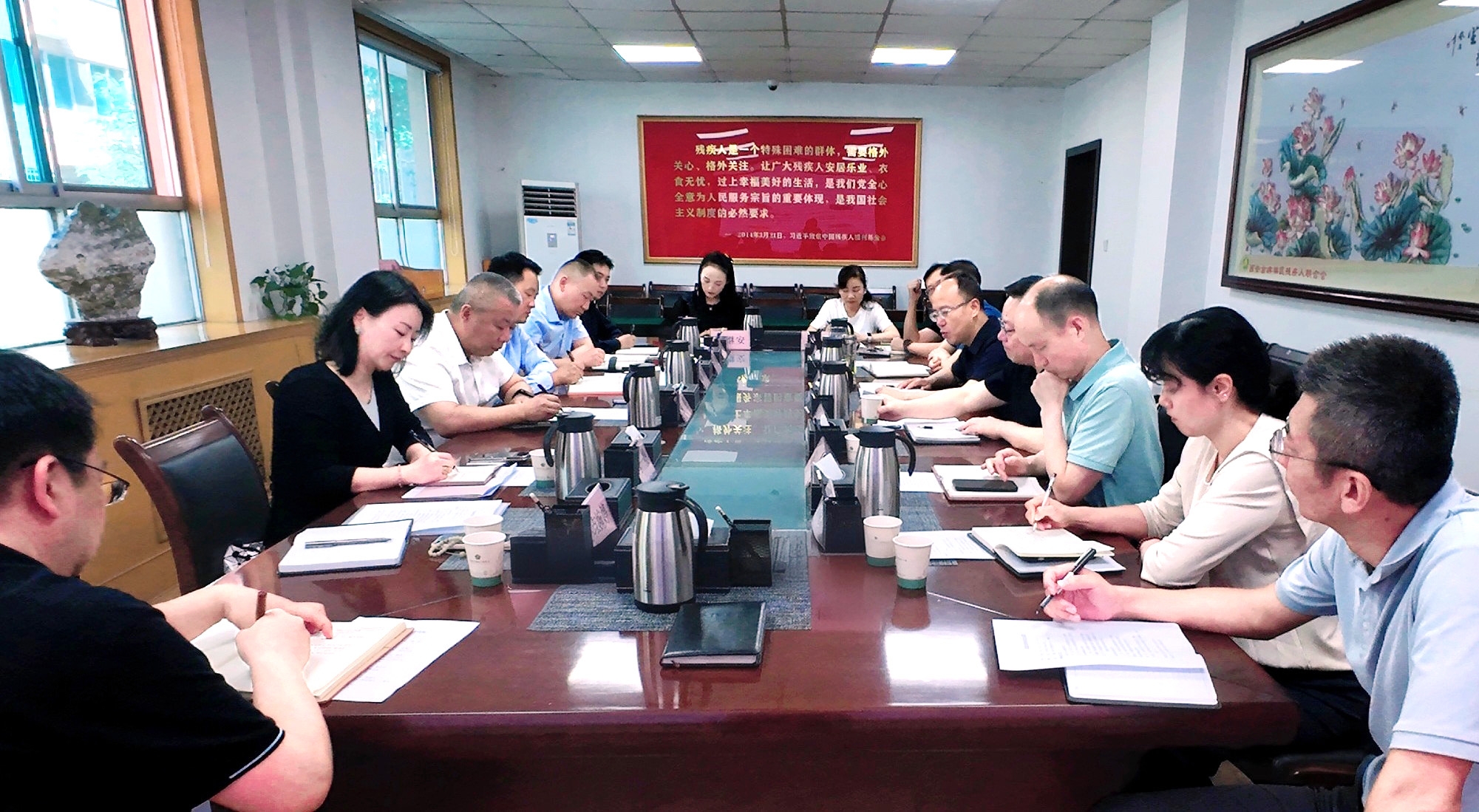 強盛一行赴西安市殘疾人聯(lián)合會開展專題調(diào)研——共商殘疾人康復(fù)養(yǎng)老事業(yè)發(fā)展，探索科技助殘服務(wù)新模式