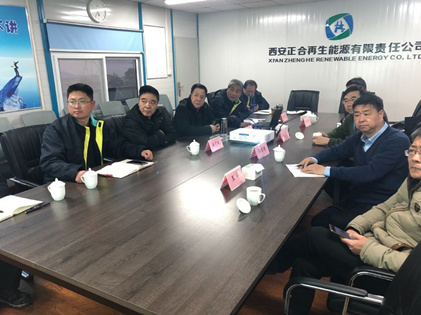 集團(tuán)領(lǐng)導(dǎo)會同航天六院、航天六院十一所（京）調(diào)研灞橋生活垃圾無害化處理項目