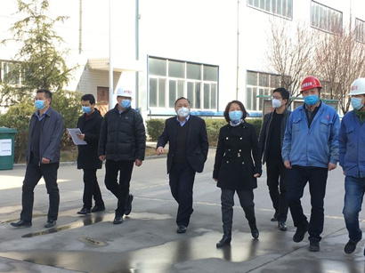 【陜重有限】市國資委巡視員許一雙一行檢查、指導(dǎo)陜重公司疫情防控工作